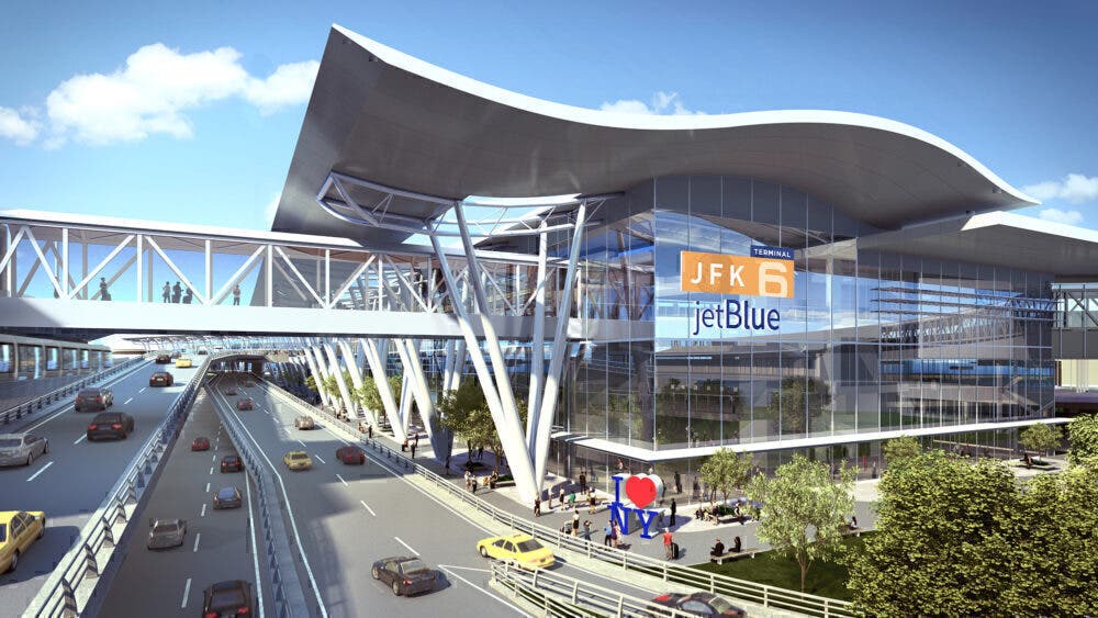 The rendering of the upcoming new T6 for JetBlue. Photo: Port Authority of New York and New Jersey